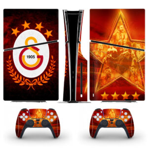 Galatasaray S.K. And Team Skin Sticker For PS5 Slim