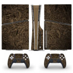 Tribal Air Jordan Pattern Skin Sticker For PS5 Slim