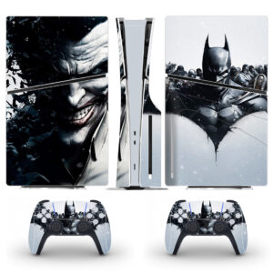 Joker And Batman PS5 Slim Skin Sticker Cover