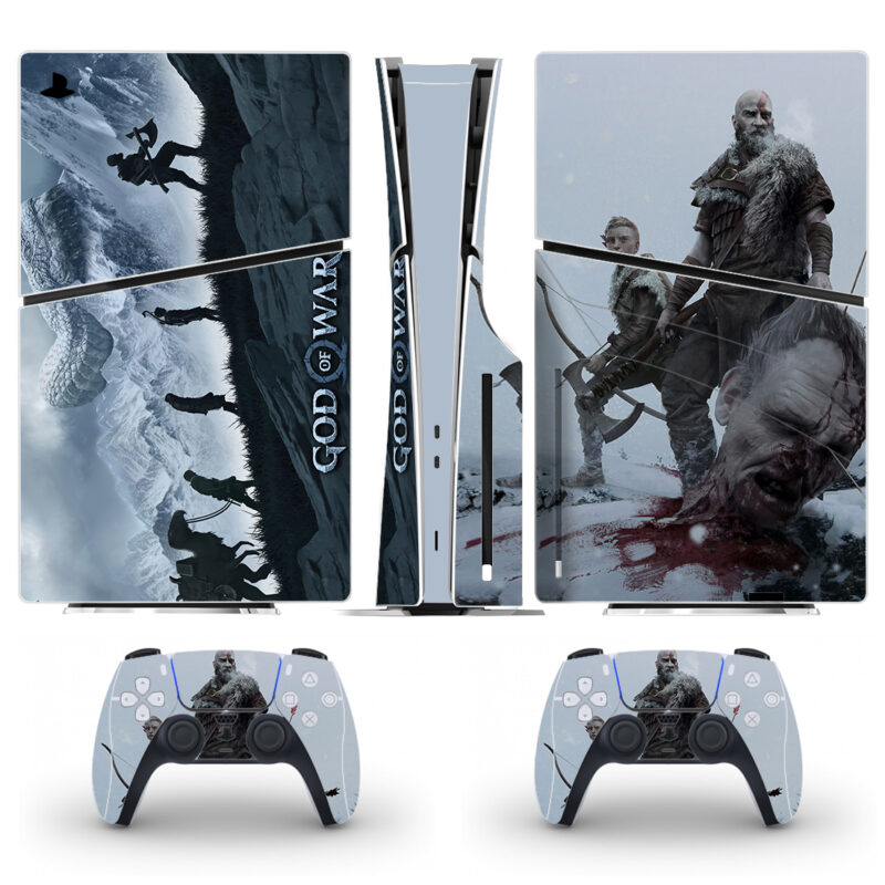 God Of War Skin Sticker For PS5 Slim