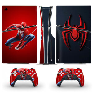 Spider-Man Skin Sticker For PS5 Slim