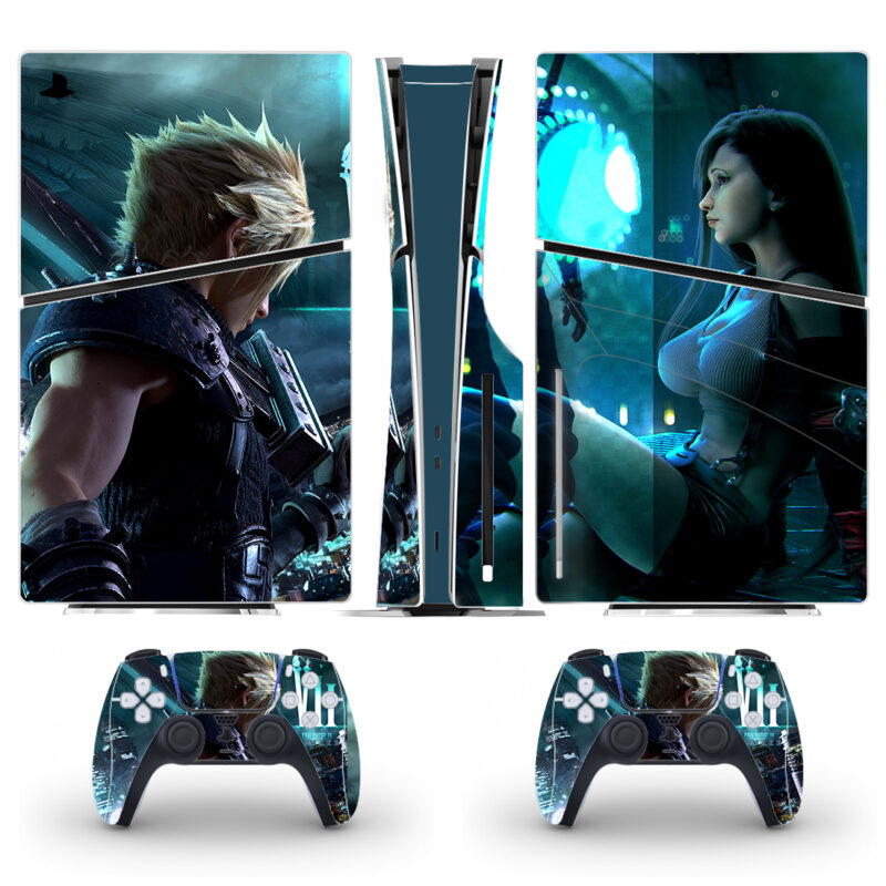 Final Fantasy VII PS5 Slim Skin Sticker Cover Design 3