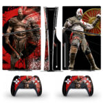 Kratos Skin Sticker For PS5 Slim