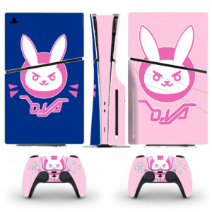 D.Va PS5 Slim Skin Sticker Cover