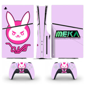 D.Va And Meka Skin Sticker For PS5 Slim