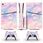 Pastel Cube Texture Skin Sticker For PS5 Slim