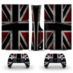 Flag Of The United Kingdom Skin Sticker For PS5 Slim Design 1