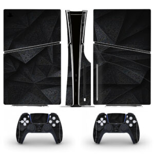 Gray Triangle Pattern Skin Sticker For PS5 Slim