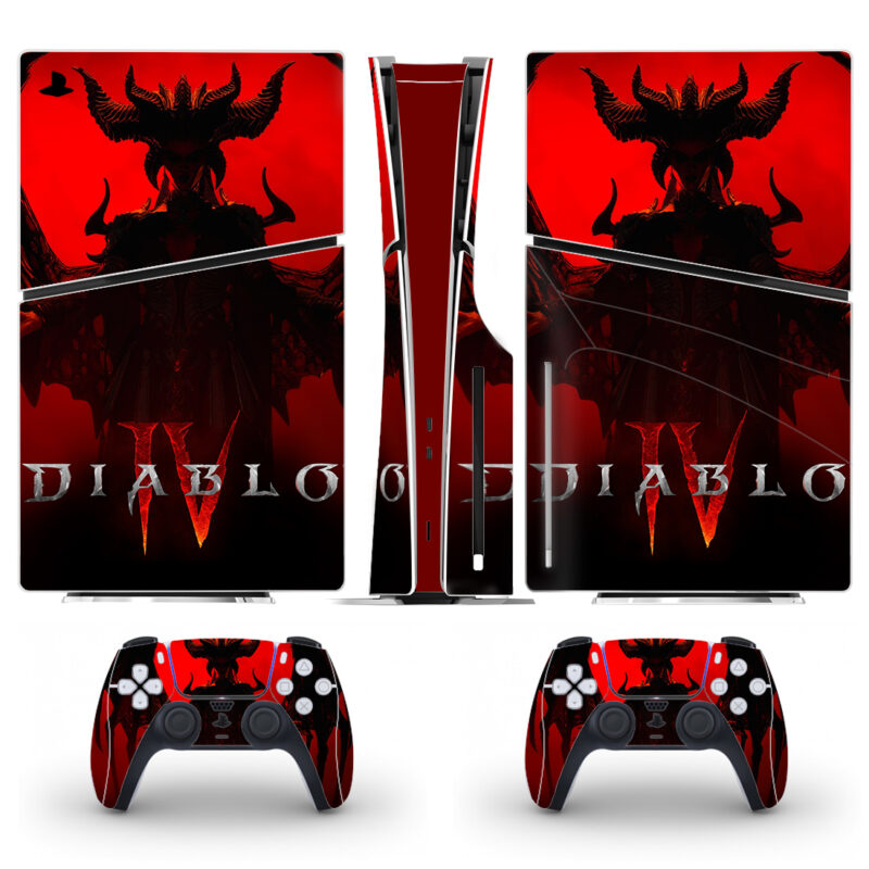 Diablo IV PS5 Slim Skin Sticker Cover