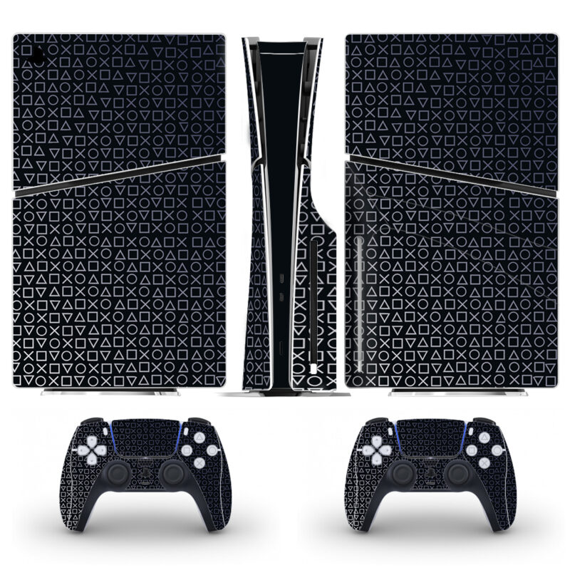 Playstation Button PS5 Slim Skin Sticker Cover