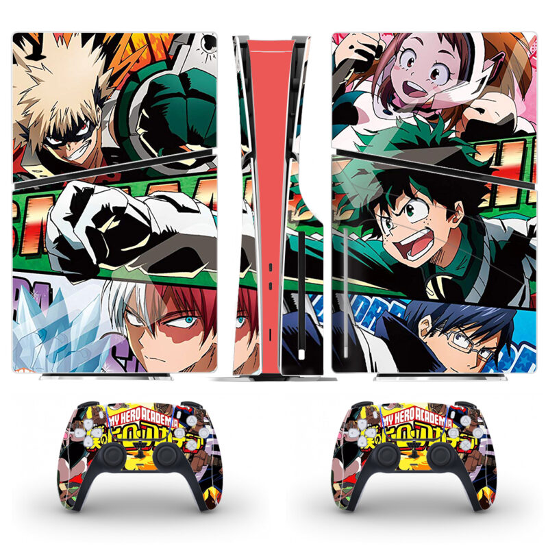 My Hero Academia PS5 Slim Skin Sticker Cover Design 1