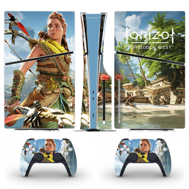 Horizon Forbidden West Skin Sticker For PS5 Slim Design 4