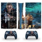 Assassin's Creed Valhalla Skin Sticker For PS5 Slim Design 1