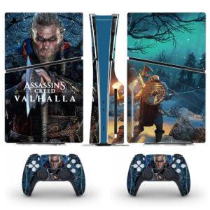 Assassin's Creed Valhalla Skin Sticker For PS5 Slim Design 1