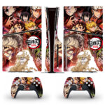 Demon Slayer Skin Sticker For PS5 Slim