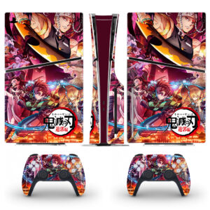 Demon Slayer PS5 Slim Skin Sticker Cover