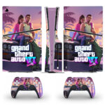 Grand Theft Auto VI Skin Sticker For PS5 Slim Design 1