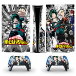 My Hero Academia Skin Sticker For PS5 Slim Design 2