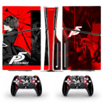 Persona 5 Skin Sticker For PS5 Slim Design 1