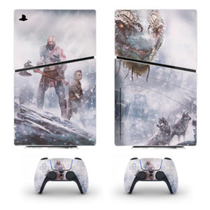 God Of War PS5 Slim Skin Sticker Cover Design 4