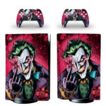 Comic Joker Holding Card PS5 Skin Sticker Decal