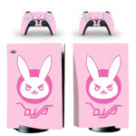 Overwatch D.Va Bunny PS5 Skin Sticker Decal