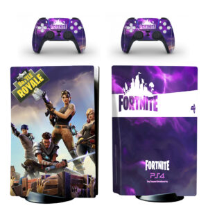 Fortnite Battle Royale PS5 Skin Sticker And Controllers