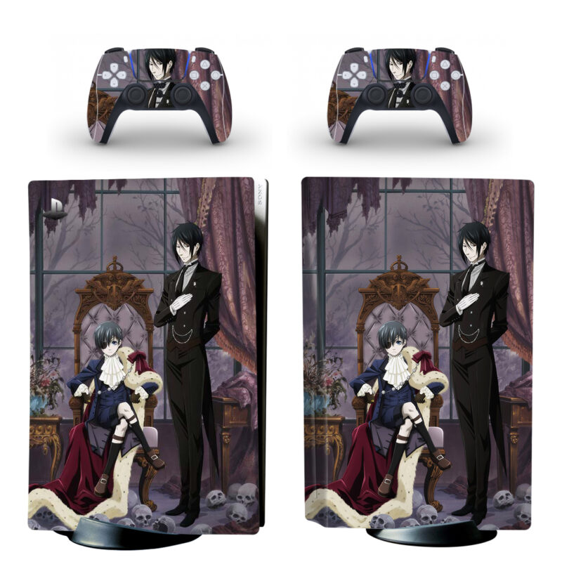 Black Butler PS5 Skin Sticker Decal