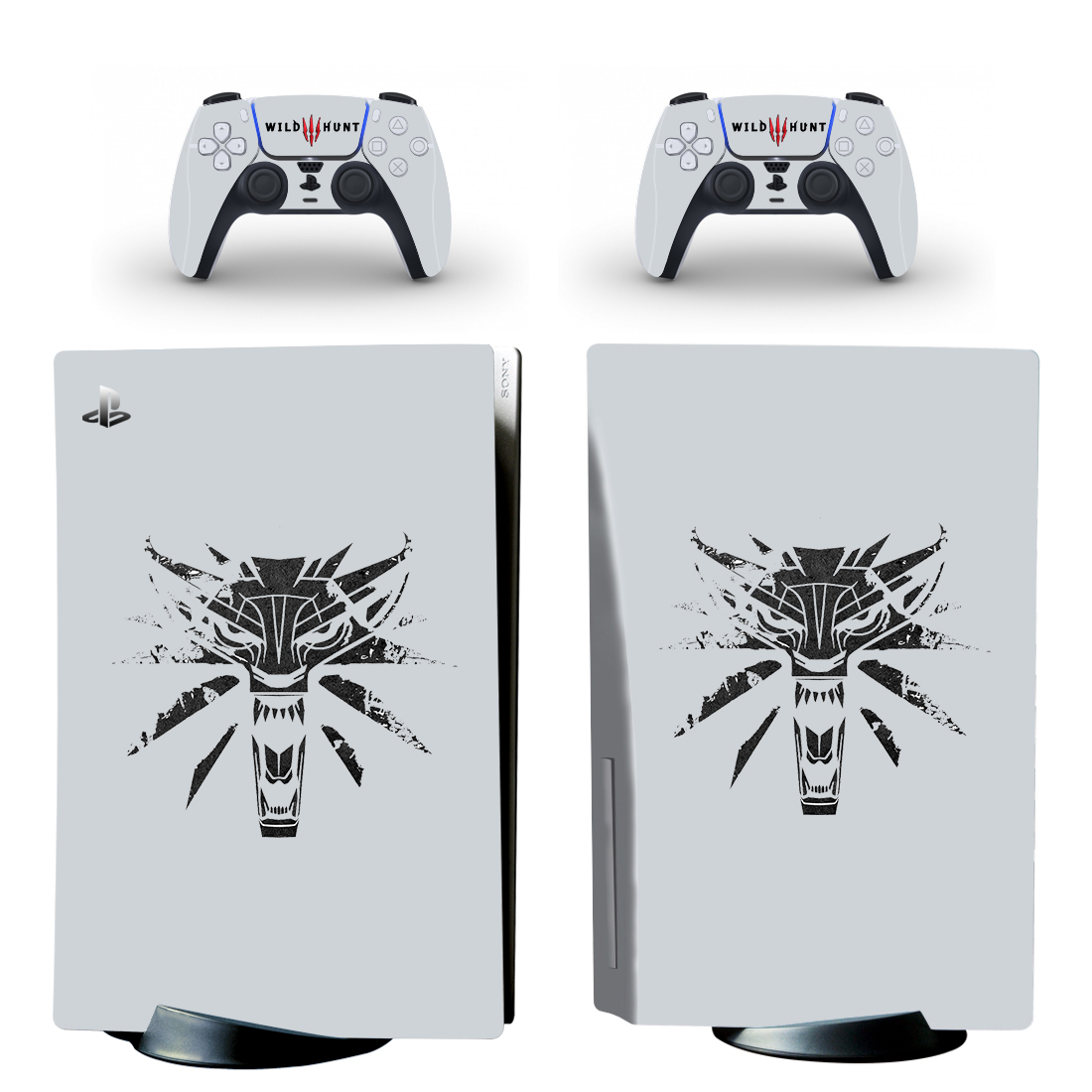The Witcher 3: Wild Hunt PS5 Skin Sticker Decal Design 3