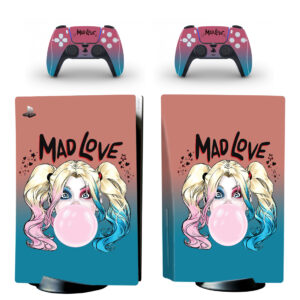 Harley Quinn Mad Love PS5 Skin Sticker Decal