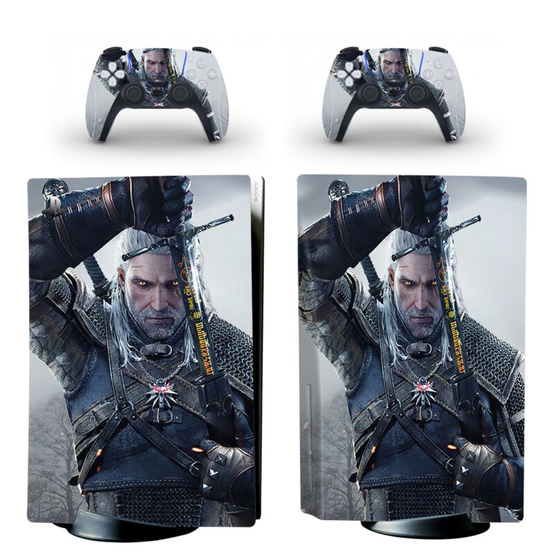 The Witcher 3: Wild Hunt PS5 Skin Sticker And Controllers Design 2