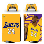 Los Angeles Lakers Kobe Bryant 24 PS5 Skin Sticker Decal Design 1