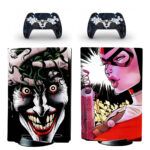 Crazy Joker And Harley Quinn PS5 Skin Sticker Decal