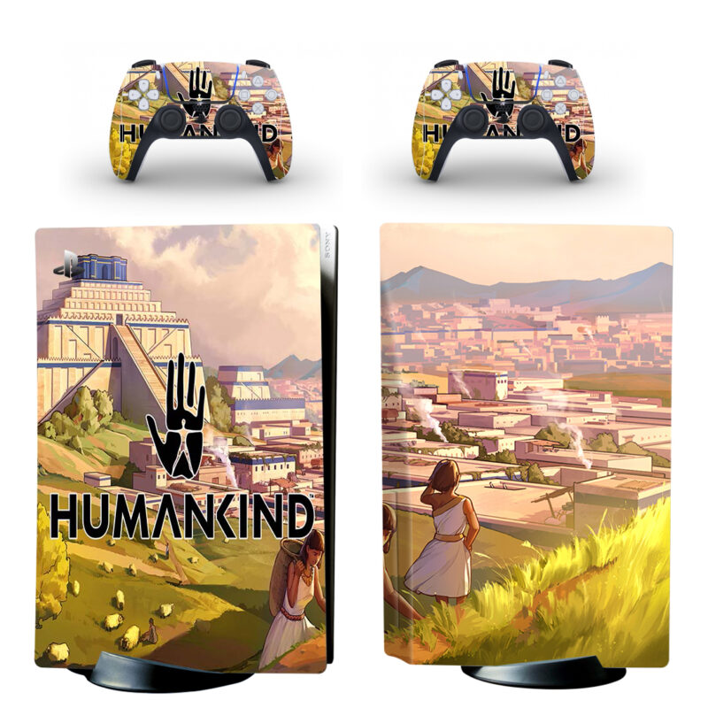 Humankind PS5 Skin Sticker Decal Design 1