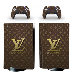 Louis Vuitton Pattern PS5 Skin Sticker Decal