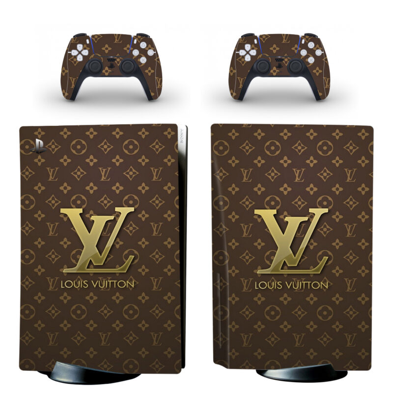 Louis Vuitton Pattern PS5 Skin Sticker Decal