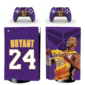 Kobe Bryant 24 Artwork PS5 Skin Sticker Decal