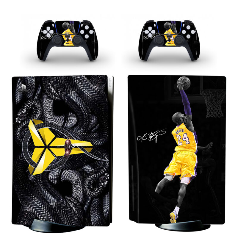 Black Mamba And Kobe Bryant PS5 Skin Sticker Decal