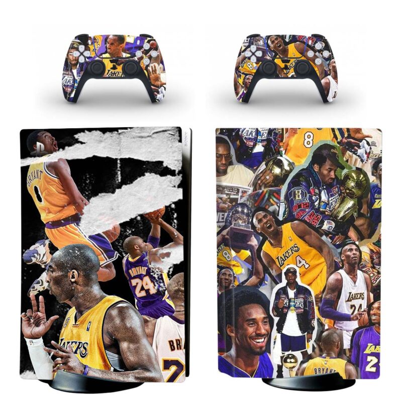 Kobe Bryant Collage PS5 Skin Sticker Decal