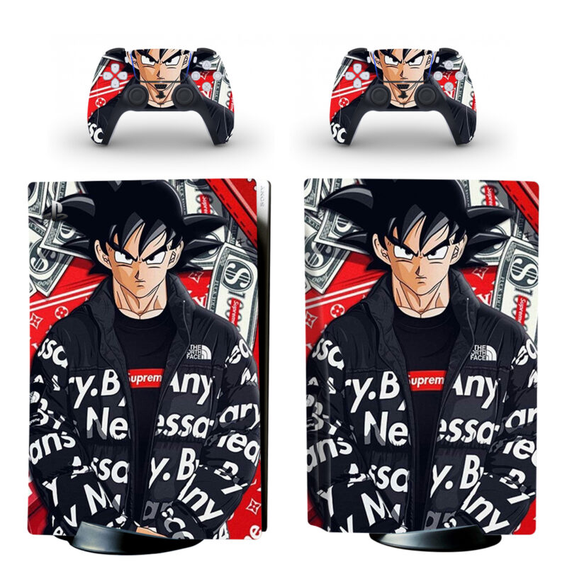 Supreme Goku PS5 Skin Sticker Decal