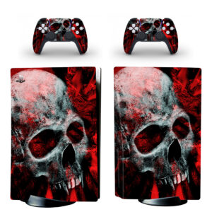 Bloody Skull PS5 Skin Sticker Decal