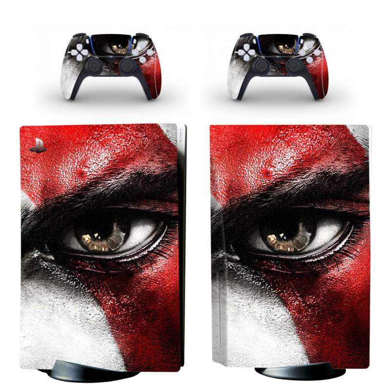 God Of War III PS5 Skin Sticker And Controllers