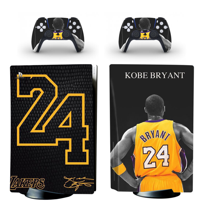 Kobe Bryant 24 PS5 Skin Sticker And Controllers