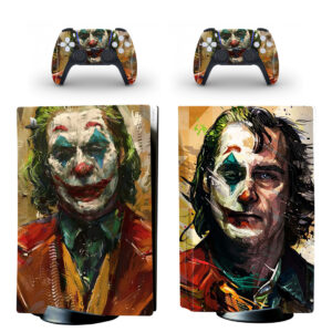 Joaquin Phoenix Joker Painting PS5 Skin Sticker Decal