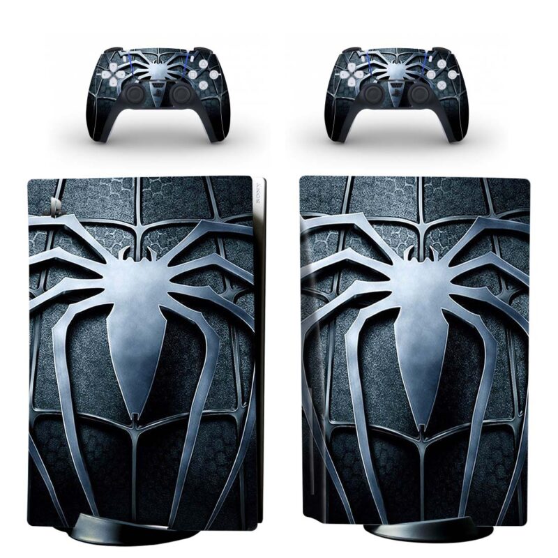 Spider-Man 3 Symbol PS5 Skin Sticker And Controllers