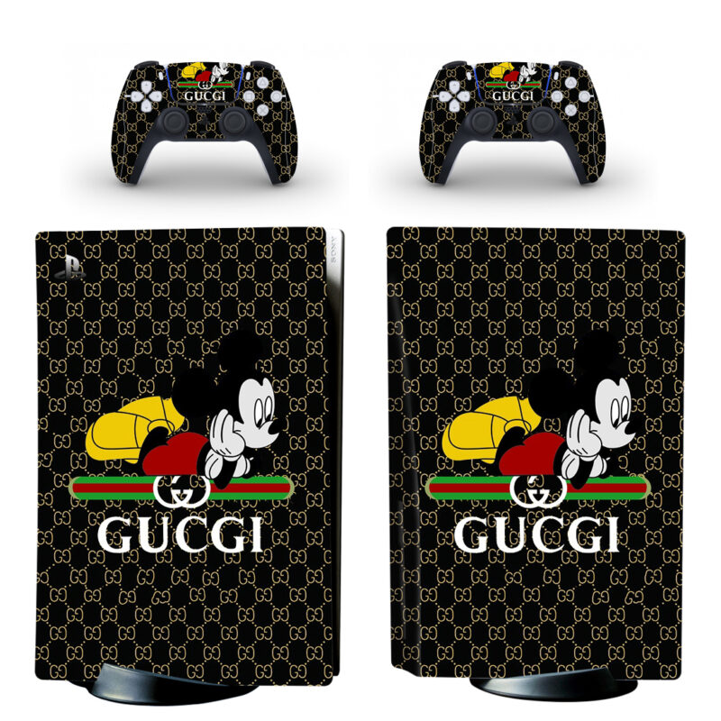 Gucci Mickey Mouse PS5 Skin Sticker Decal