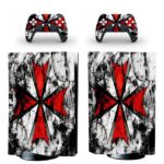 Resident Evil Umbrella Corporation PS5 Skin Sticker Decal