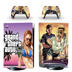 Grand Theft Auto V PS5 Skin Sticker And Controllers Design 7