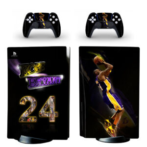 Kobe Bryant 24 Artwork PS5 Skin Sticker And Controllers Design 1