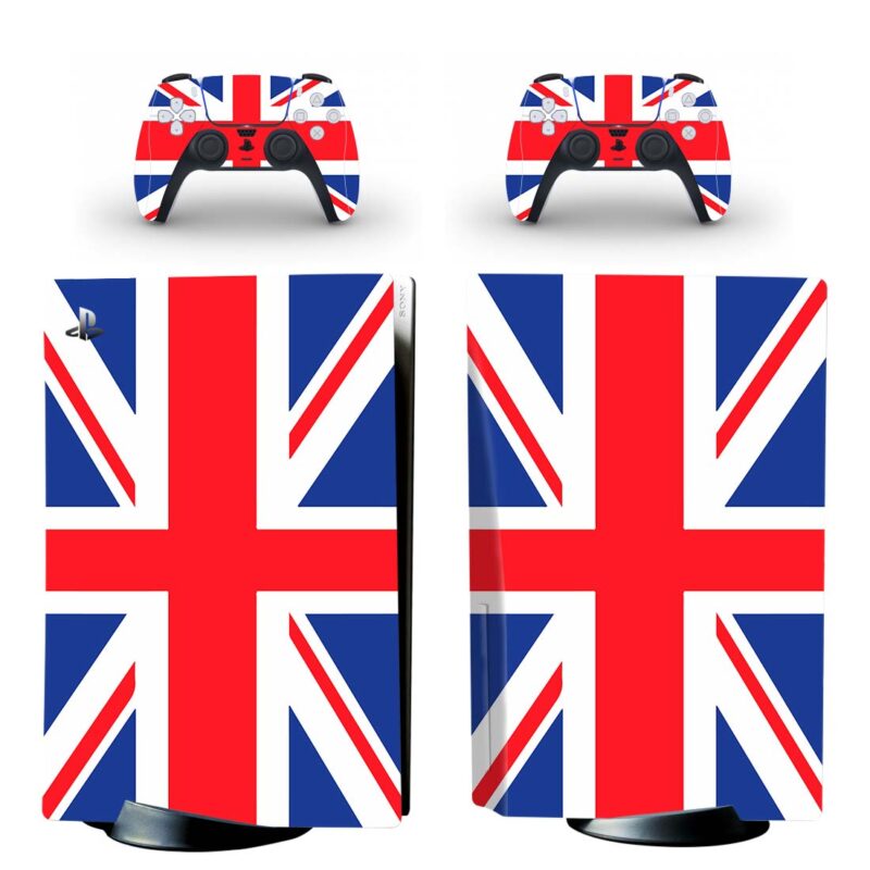 Flag Of The United Kingdom PS5 Skin Sticker Decal